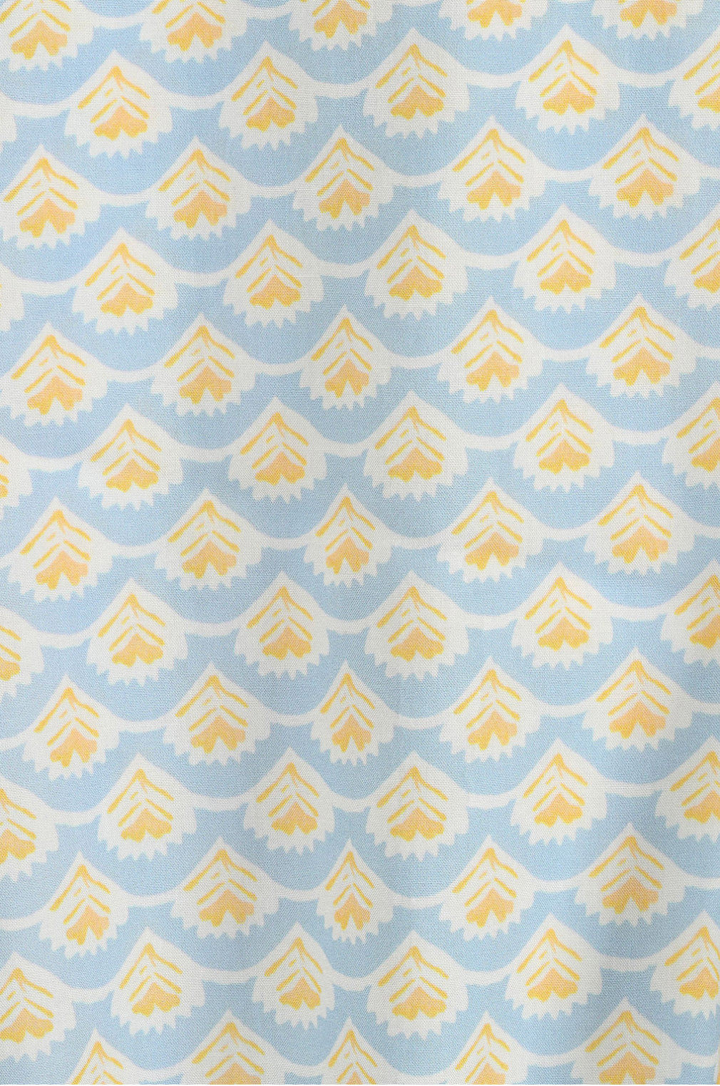 Soft yellow and blue pattern pajama